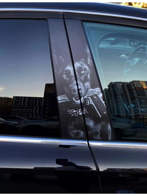 sticker luxe voitures قطعتين