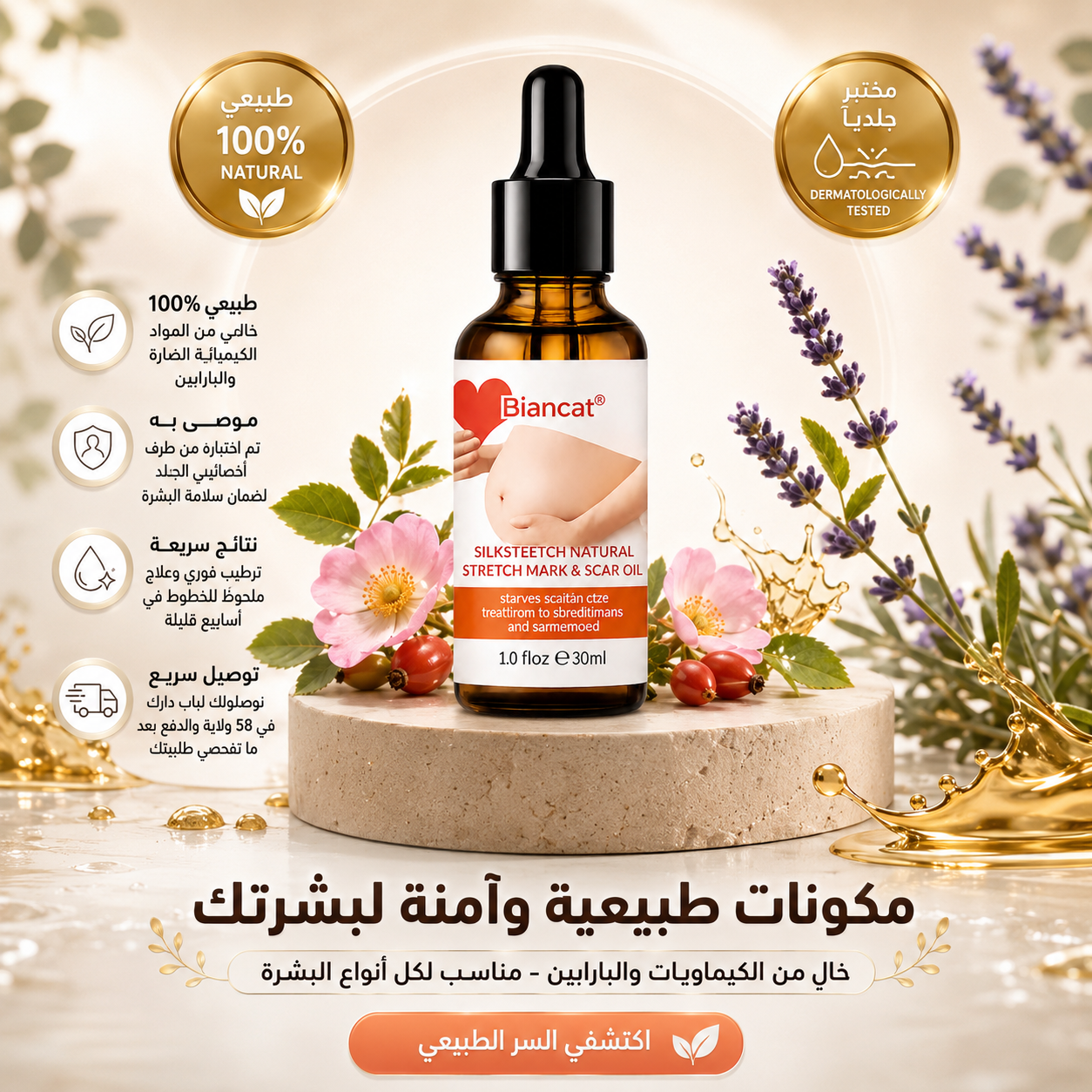biancat stretch mark للخطوط التمدد