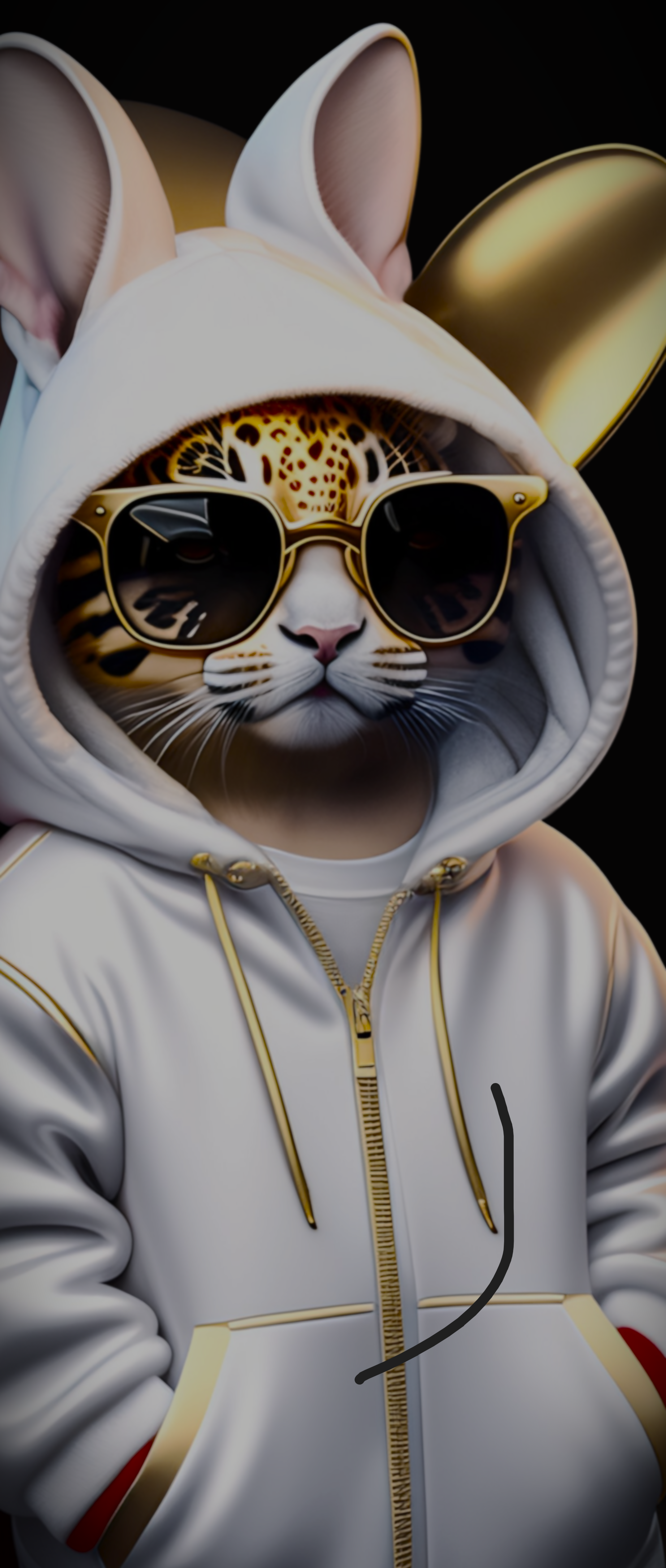 sticker luxe voitures قطعتين